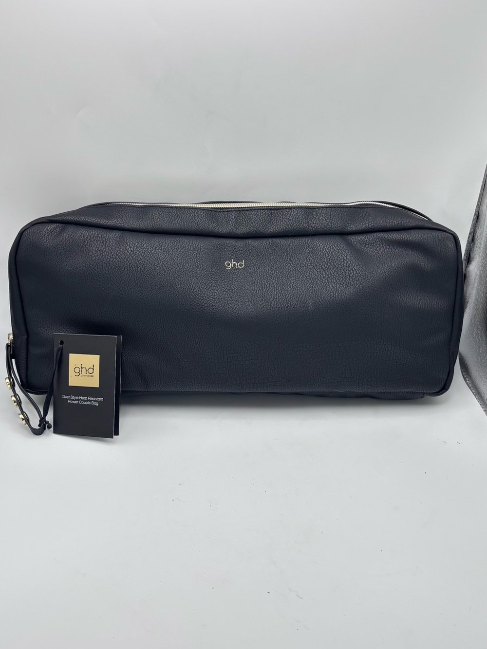NWT ghd Duet Style Heat Resistant Power Couple Bag Black Travel Storage Case